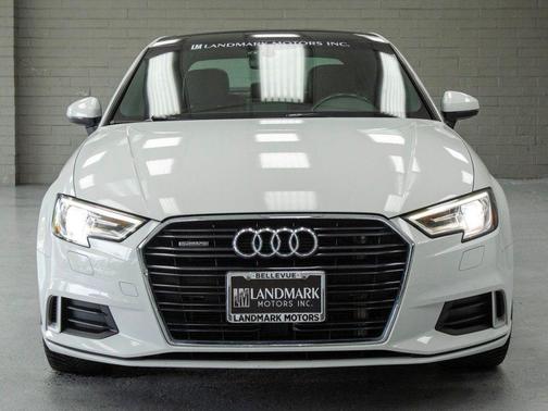 Glacier White Metallic 2018 Audi A3 Premium