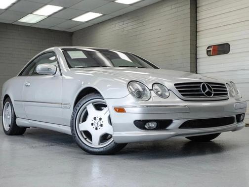 Brilliant Silver Metallic 2002 Mercedes-Benz CL-Class CL600 2dr Coupe 6.0L