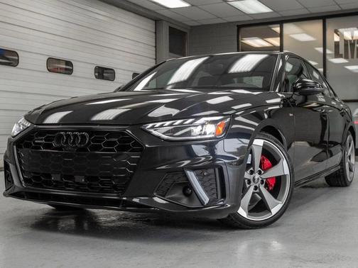 Mythos Black Metallic 2023 Audi A4 45 S line Premium Plus