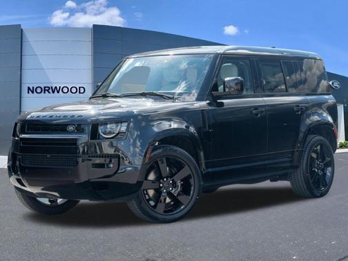 Santorini Black 2026 Land Rover Defender P525 V8