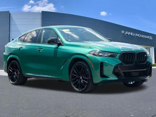 Isle of Man Green Metallic 2025 BMW X6 M60i