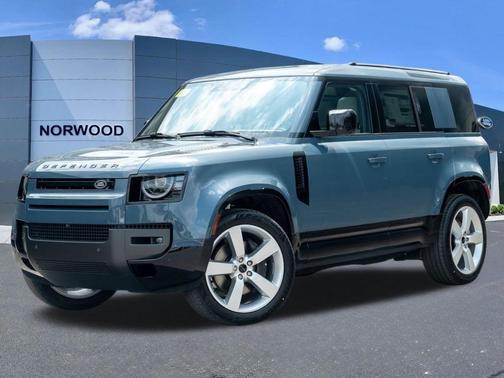 Tasman Blue Metallic 2026 Land Rover Defender P400 X-Dynamic SE