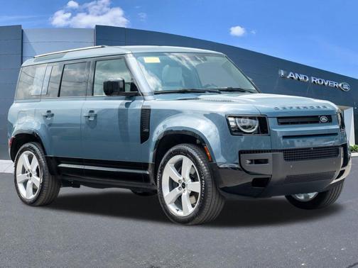 Tasman Blue Metallic 2026 Land Rover Defender P400 X-Dynamic SE