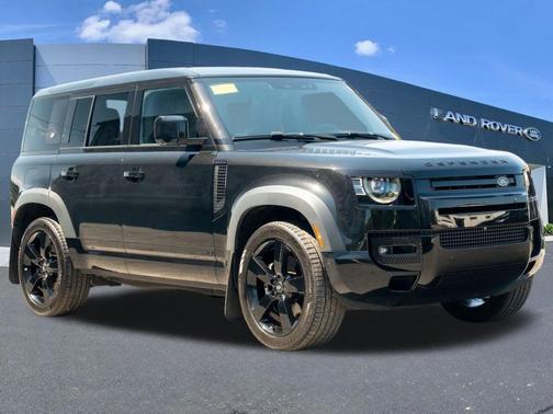 Santorini Black 2023 Land Rover Defender 110 V8
