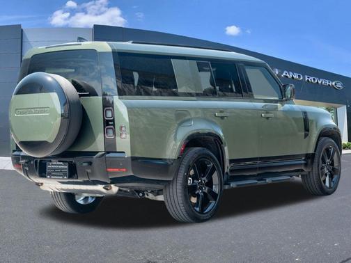 Woolstone Green 2026 Land Rover Defender P400 X-Dynamic SE