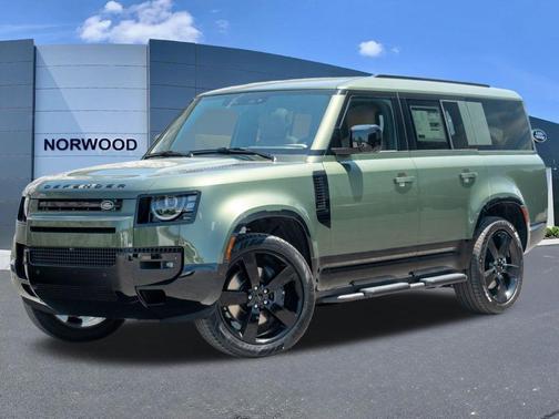 Woolstone Green 2026 Land Rover Defender P400 X-Dynamic SE