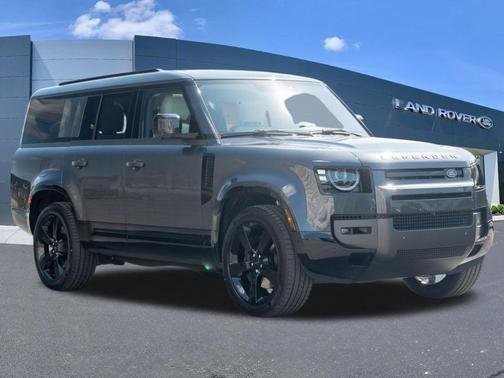 Gray 2026 Land Rover Defender P400 X-Dynamic SE