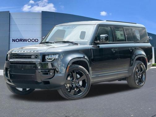 Santorini Black Metallic 2026 Land Rover Defender P300 S