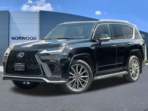 Black 2024 Lexus LX 600 F SPORT