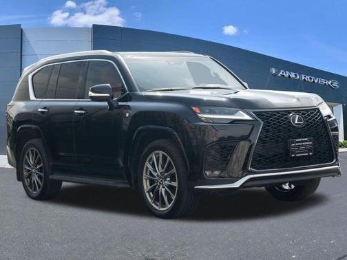 Black 2024 Lexus LX 600 F SPORT