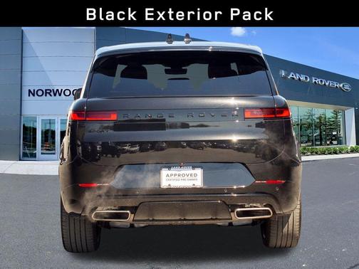 Santorini Black 2025 Land Rover Range Rover Sport P550 Autobiography
