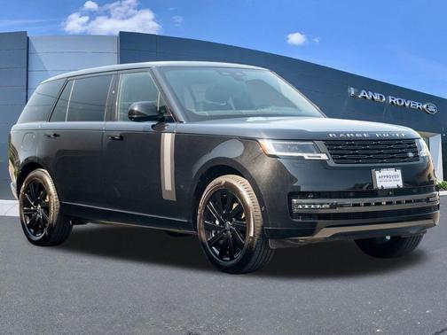 Santorini Black 2025 Land Rover Range Rover P400 SE 7 Seat