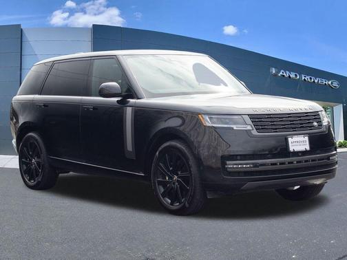 Santorini Black 2025 Land Rover Range Rover P400 SE 7 Seat