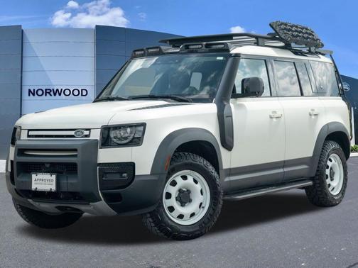 Santorini Black 2024 Land Rover Defender P300
