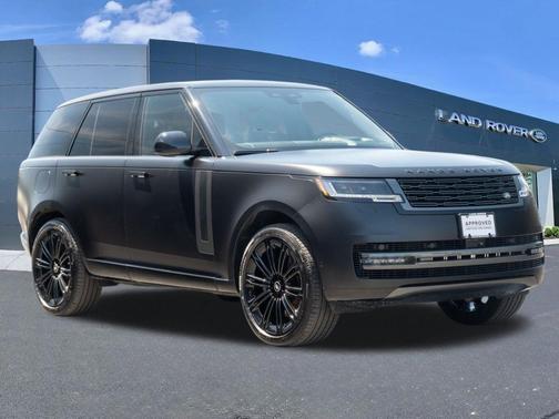 Obsidian Black Satin 2025 Land Rover Range Rover P530 SE