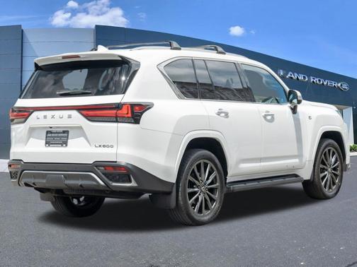 Ultra White 2023 Lexus LX 600 F SPORT