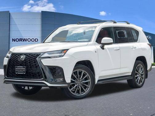 Ultra White 2023 Lexus LX 600 F SPORT