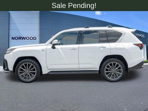 Ultra White 2023 Lexus LX 600 F SPORT