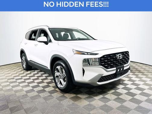 White 2023 Hyundai SANTA FE SEL