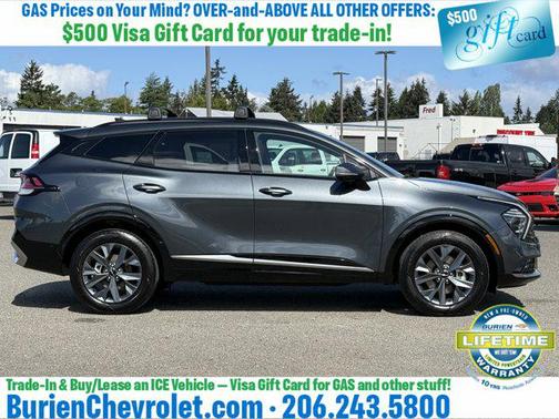 Gravity Gray 2024 Kia Sportage Hybrid SX-Prestige