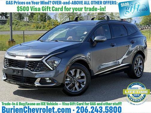 Gravity Gray 2024 Kia Sportage Hybrid SX-Prestige