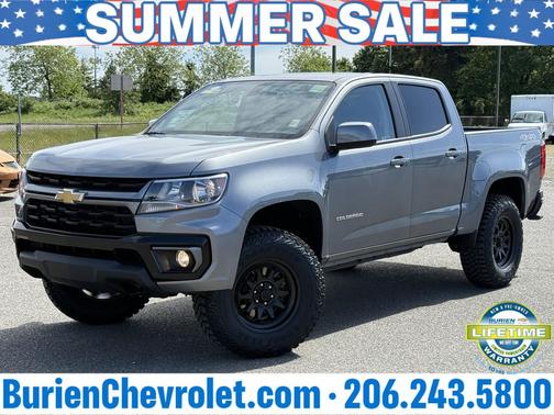 Satin Steel Metallic 2022 Chevrolet Colorado LT
