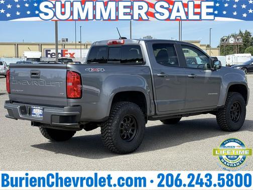 Satin Steel Metallic 2022 Chevrolet Colorado LT