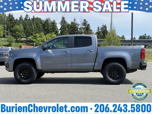 Satin Steel Metallic 2022 Chevrolet Colorado LT