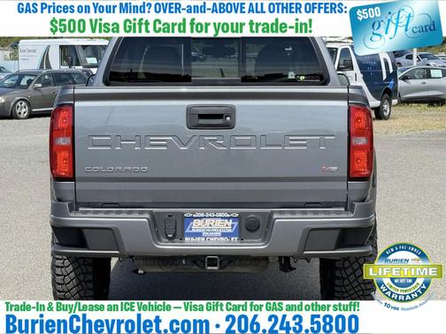 Satin Steel Metallic 2022 Chevrolet Colorado LT