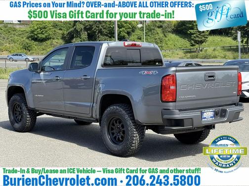 Satin Steel Metallic 2022 Chevrolet Colorado LT