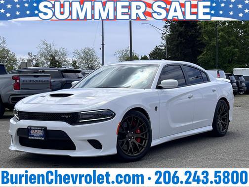 Bright White Clearcoat 2016 Dodge Charger SRT Hellcat