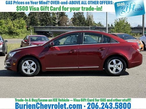 Siren Red Tintcoat 2016 Chevrolet Cruze Limited 1LT