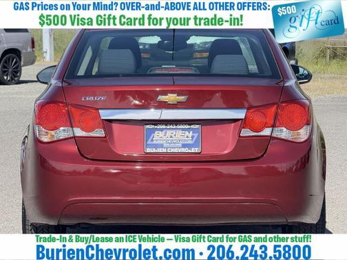 Siren Red Tintcoat 2016 Chevrolet Cruze Limited 1LT