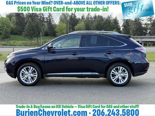 Cerulean Blue Metallic 2010 Lexus RX 450h Base
