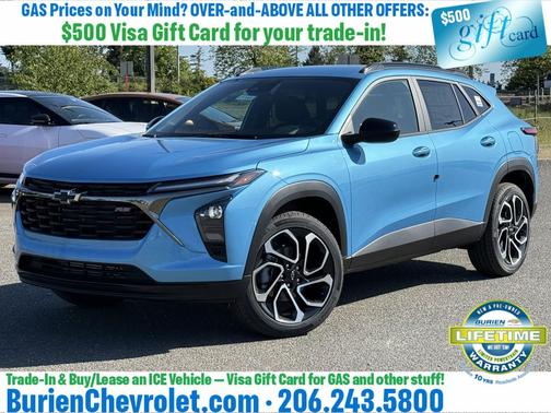 Marina Blue Metallic 2026 Chevrolet Trax FWD 2RS