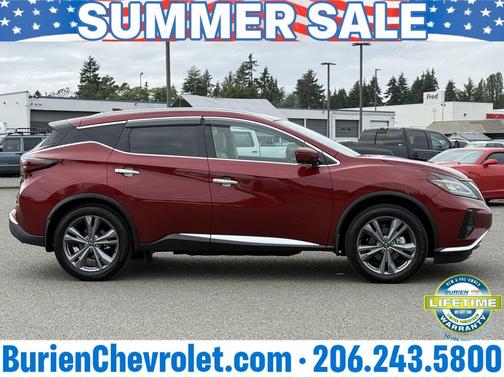 Scarlet Ember Tintcoat 2024 Nissan Murano Platinum Intelligent AWD