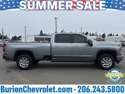 Sterling Gray Metallic 2024 Chevrolet Silverado 3500 High Country