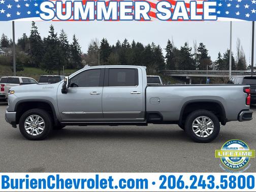 Sterling Gray Metallic 2024 Chevrolet Silverado 3500 High Country