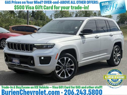 Silver Zynith 2022 Jeep Grand Cherokee Overland
