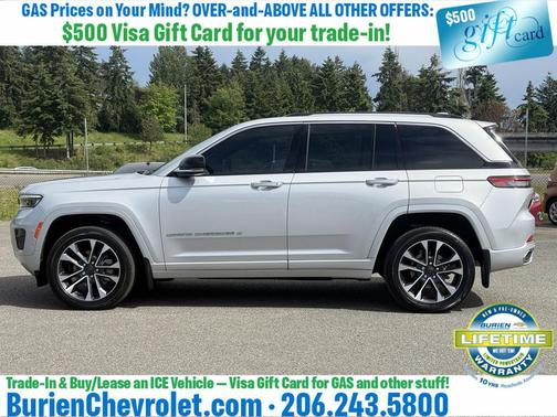 Silver Zynith 2022 Jeep Grand Cherokee Overland