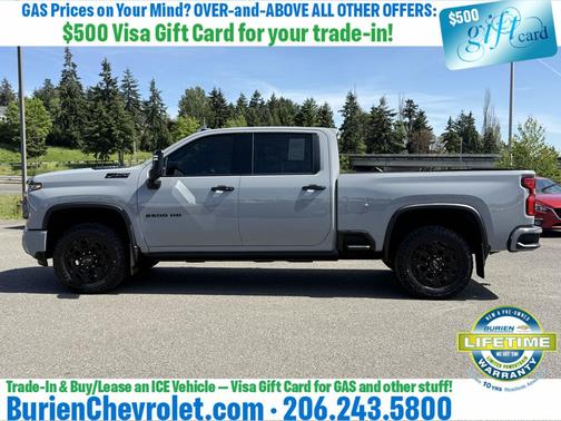 Slate Gray Metallic 2024 Chevrolet Silverado 2500 LTZ