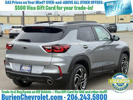 Sterling Gray Metallic 2024 Chevrolet Trailblazer RS