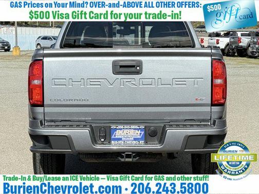 Satin Steel Metallic 2022 Chevrolet Colorado LT