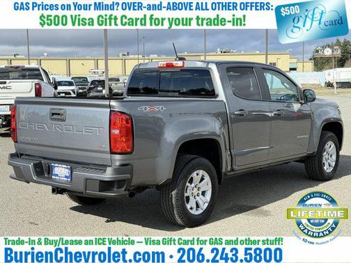 Satin Steel Metallic 2022 Chevrolet Colorado LT