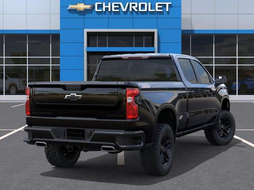 Black 2026 Chevrolet Silverado 1500 Custom Trail Boss