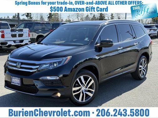 Black 2017 Honda Pilot Elite