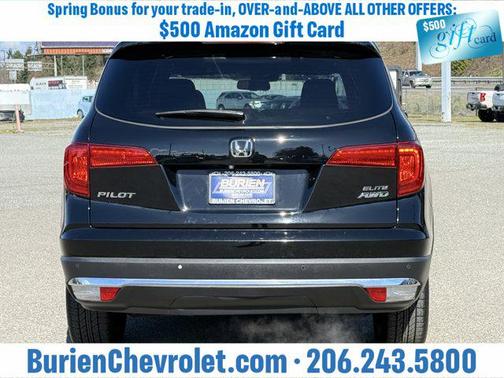 Black 2017 Honda Pilot Elite