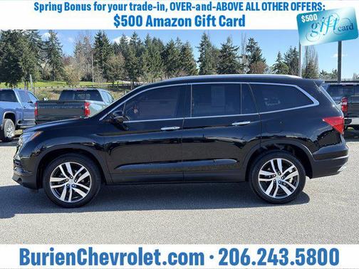 Black 2017 Honda Pilot Elite