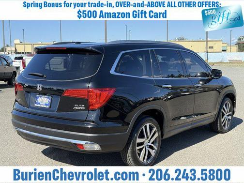 Black 2017 Honda Pilot Elite