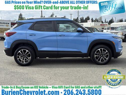 Fountain Blue 2024 Chevrolet Trailblazer LT